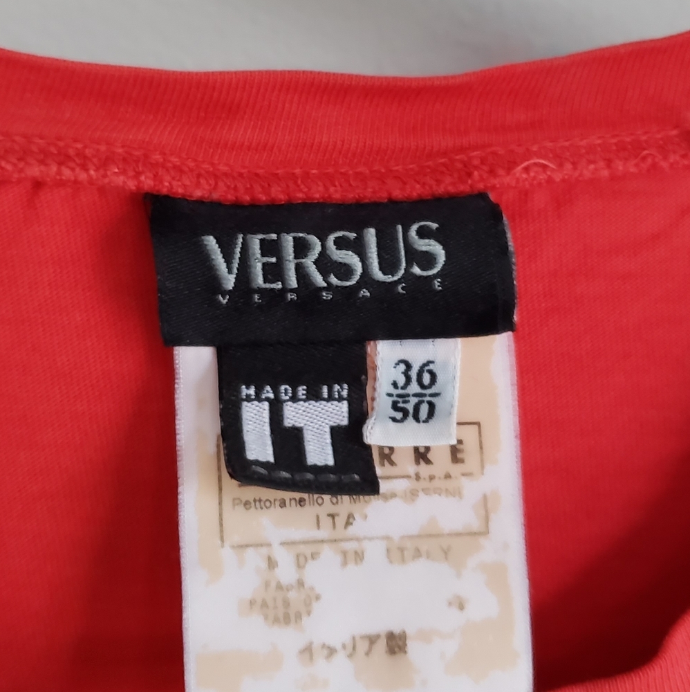 Versace, Versus, Men's T-Shirt,  Red, M - Picture 2 of 3